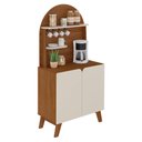 Ver imagem 1 de Cantinho do Café Balcão com 2 Portas Viena Cedro/off White Artely