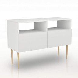 Aparador Multiuso 2 Portas 2 Prateleiras Biondo Porte Urbano Estilare - 2