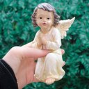 Ver imagem 4 de Decoração Natal Enfeite Presépio Baby Natalino Resina 11 Peças