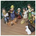 Ver imagem 3 de Decoração Natal Enfeite Presépio Baby Natalino Resina 11 Peças