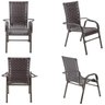Cadeiras para Jardim Varanda Lazer Area Externa Relaxar Edicula Biquini Fibra Sintetica Pedra Ferro - 4
