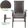 Cadeiras para Jardim Varanda Lazer Area Externa Relaxar Edicula Biquini Fibra Sintetica Pedra Ferro - 3