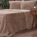 Ver imagem 2 de Kit Colcha Casal Luxor Jacquard 100% Poliéster 210x230cm Linho