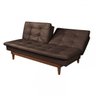 Sofá Cama 3 Lugares Pratic Madeira  - 2