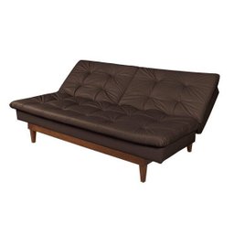 Sofá Cama 3 Lugares Pratic Madeira  - 5
