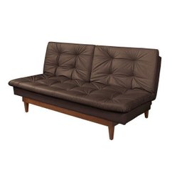 Sofá Cama 3 Lugares Pratic Madeira  - 9