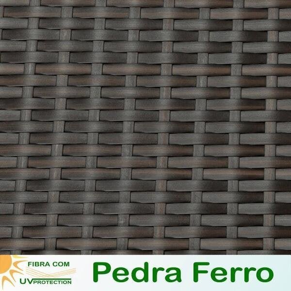 Cadeiras para Jardim Varanda Lazer Area Externa Relaxar Fibra Sintetica Mesa Bela Pedra Ferro - 4