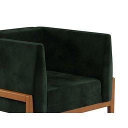 Poltrona Ettore Verde Musgo Veludo - Tebarrot - 3 Poltrona Ettore Verde Musgo Veludo - Tebarrot - 3