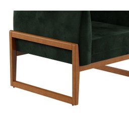 Poltrona Ettore Verde Musgo Veludo - Tebarrot - 2 Poltrona Ettore Verde Musgo Veludo - Tebarrot - 2