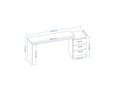 Ver imagem 2 de Mesa para Computador Notebook Desk Game Hades 5000 Preto/vermelho - Fdecor