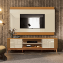 Ver imagem 2 de Rack Legacy 1,60m para Tvs até 60" Off White/cedro Naturale