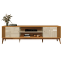 Ver imagem 1 de Rack Legacy 1,60m para TVs até 60" Off White/Cedro Naturale