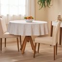 Ver imagem 1 de Toalha de Mesa Redonda 4 Lugares Super Prática Copacabana 155cm