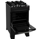 Ver imagem 3 de Fogão 4 Bocas Atlas Atenas Glass Preto com Mesa de Vidro Bivolt