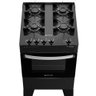 Fogão 4 Bocas Atlas Atenas Glass Preto com Mesa de Vidro Bivolt - 4