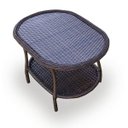 Ver imagem 4 de Conjunto de Sofá Fibra Sintética Karibe - 1 Sofá 2 Lugares + 2 Poltronas + 1 Mesa Centro - Tecido Duna Cru