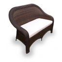 Ver imagem 6 de Conjunto de Sofá Fibra Sintética Karibe - 1 Sofá 2 Lugares + 2 Poltronas + 1 Mesa Centro - Tecido Duna Cru