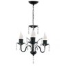 Lustre Candelabro Serena Preto Caisma - 1