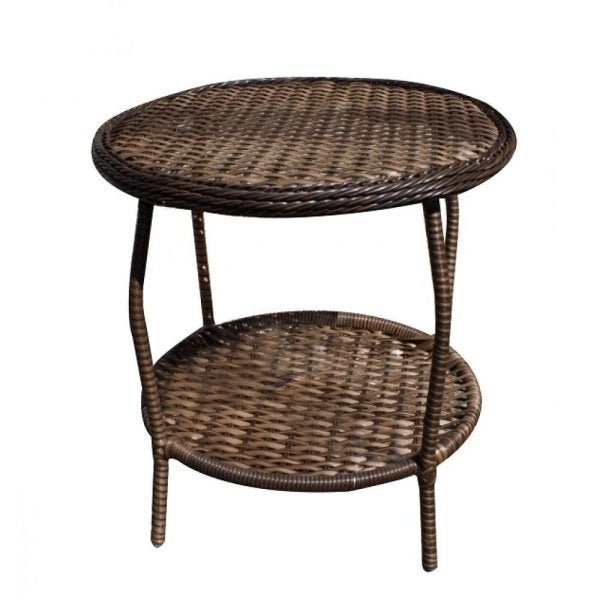 Conjunto de Sofá Fibra Sintética Bali - 1 Sofá 2 Lugares + 2 Poltronas + 1 Mesa Centro - Tecido Zimbros Ver - 2