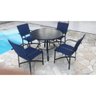 Conjunto de Mesa em Corda Náutica - 4 Cadeiras + 1 Mesa - 1