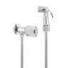 Ducha Higiênica Completa Registro Metal 1/4V Flexível Inox 1,20 M Gatilho e Suporte ABS Volante C40 - 1