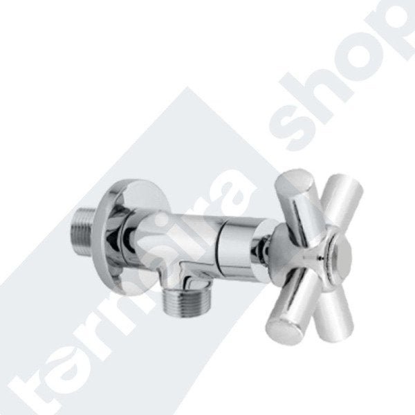 Ducha Higiênica Completa Registro Metal 1/4V Flexível Inox 1,20 M Gatilho e Suporte ABS Cruzeta C64 - 4
