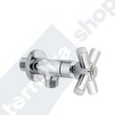 Ver imagem 4 de Ducha Higiênica Completa Registro Metal 1/4V Flexível Inox 1,20 M Gatilho e Suporte ABS Cruzeta C64