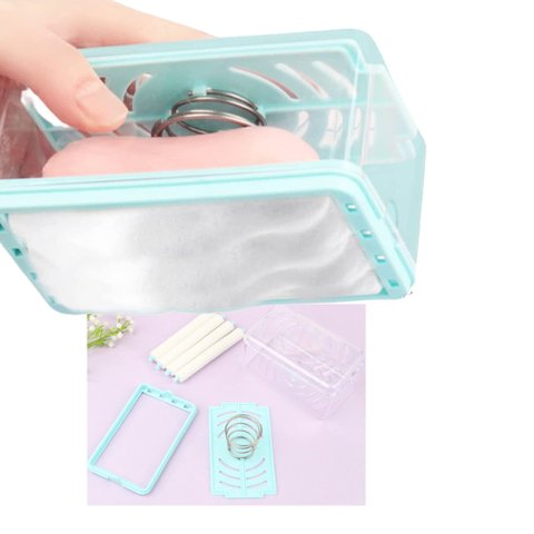 Escova Saboneteira 2x1 Multifunçao Dispenser Lava Esfrega Faz Espuma Conserva Sabonete Barra