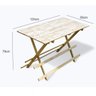 Conjunto Mesa 4 Cadeiras Dobráveis 120cm x 60cm Espresso Móveis - 3
