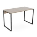 Ver imagem 2 de Mesa Escritório Reta 120cm Martinucci Iron Irmr1260Cbcbp Home Office Carvalho Bruma