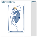 Ver imagem 3 de Cama Box Branca + Colchão Solteiro King Bariloche Preto Molas Ensacadas One Face 96x203x63cm