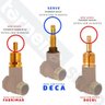 Acabamento para Registro Deca e Similares 1/2", 3/4" e 1" Luxsanit Alavanca C80 - 4