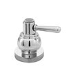Acabamento para Registro Deca e Similares 1/2", 3/4" e 1" Luxsanit Alavanca C80 - 1