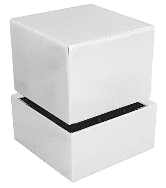 Acabamento para Registro Deca e Similares Design Quadrado Cubo Metal 1/2", 3/4" e 1" Luxsanit C99 - 1