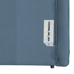 Cabeceira Para Cama Box Stela Linho Casal Azul - 3