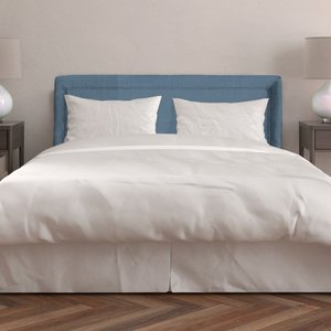 Cabeceira Para Cama Box Stela Linho Casal Azul