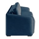 Ver imagem 2 de Sofá Cama Modulado Retrátil e Reclinável Decorativo Varsóvia 216cm Veludo Azul Marinho G33 - Gran Be