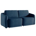 Ver imagem 7 de Sofá Cama Modulado Retrátil e Reclinável Decorativo Varsóvia 216cm Veludo Azul Marinho G33 - Gran Be