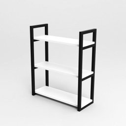 Estante Suspensa 3 Prateleiras Móbrigui Decor MD010 60x50x28 Branca - 1