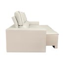 Ver imagem 5 de Sofá 2 Lugares Retrátil 1,50m Ideal para Sala Pequena e Apartamento:bege