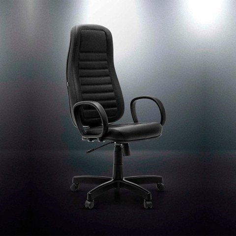 Cadeira Presidente Extra Giratória Martiflex Tescaro Opcional Tes0532Pt52Ptcopt Couríssimo Preto