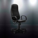 Ver imagem 1 de Cadeira Presidente Extra Giratória Martiflex Tescaro Opcional Tes0532Pt52Ptcopt Couríssimo Preto