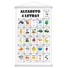 Silabário + Alfabeto + Leitura Kit 3 Banners 80x50cm - 3