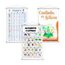 Ver imagem 1 de Silabário + Alfabeto + Leitura Kit 3 Banners 80x50cm