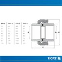 Ver imagem 5 de Kit 5 União Soldável Conexão para Unir Canos Tubos Pvc Marrom Água Fria de 3/4" Polegadas 25mm