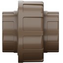 Ver imagem 3 de Kit 5 União Soldável Conexão para Unir Canos Tubos Pvc Marrom Água Fria de 3/4" Polegadas 25mm
