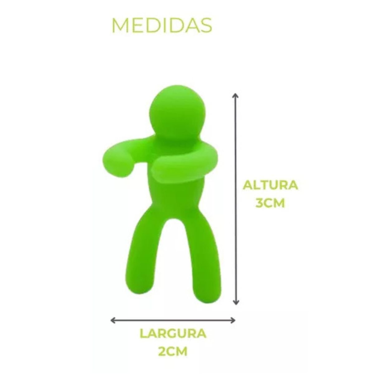 Marcadores de Taças em Silicone 6 Peças - Cores Variadas - 3