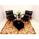 Ver imagem 2 de Conjunto de Poltronas Madeira Cumaru - 2 Poltronas + 1 Mesa Centro