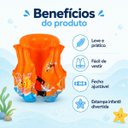 Ver imagem 7 de Colete Infantil Inflável Fundo do Mar 40cm 4 Cores
