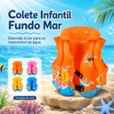 Ver mais imagens de Colete Infantil Inflável Fundo do Mar 40cm 4 Cores